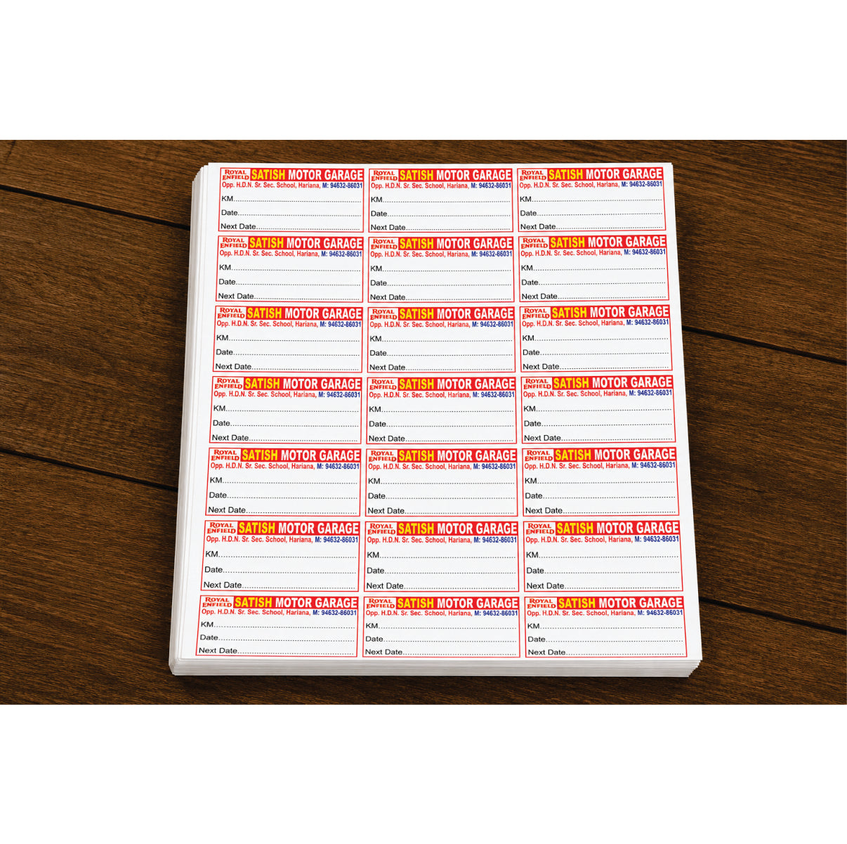 CUSTOM STICKER AU 02| 100 SHEETS