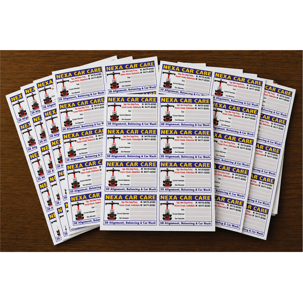 CUSTOM STICKER AU 02| 100 SHEETS