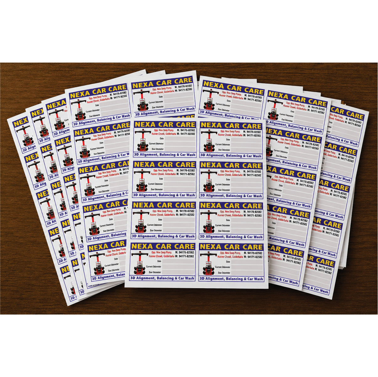 CUSTOM STICKER AU 02| 100 SHEETS