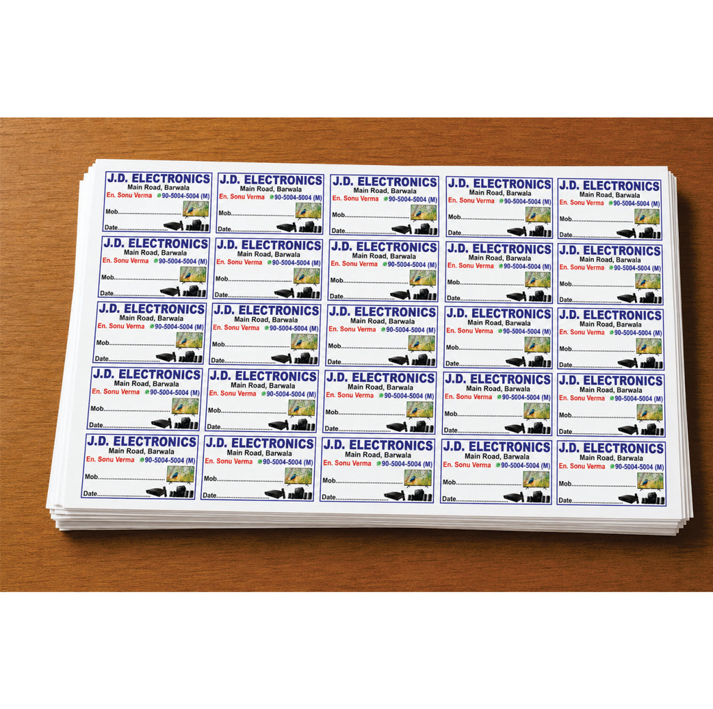 CUSTOM STICKER RE 02| 100 SHEETS
