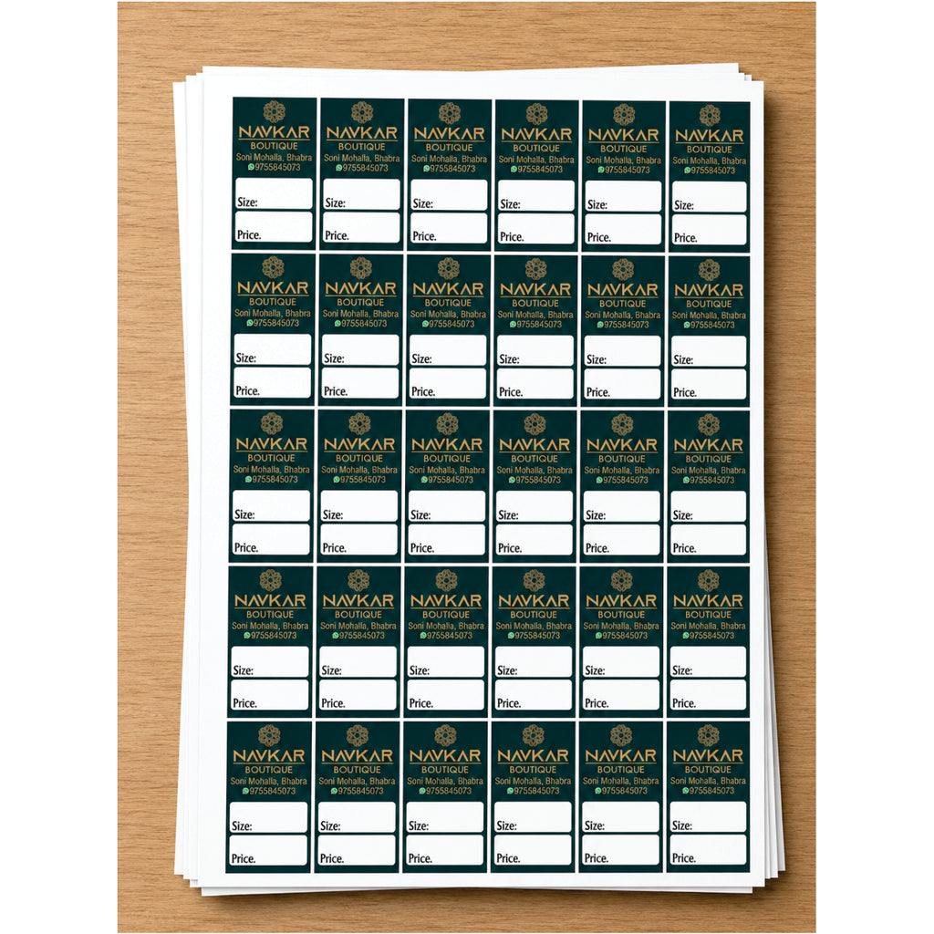 CUSTOM STICKER BOT 02| 100 SHEETS