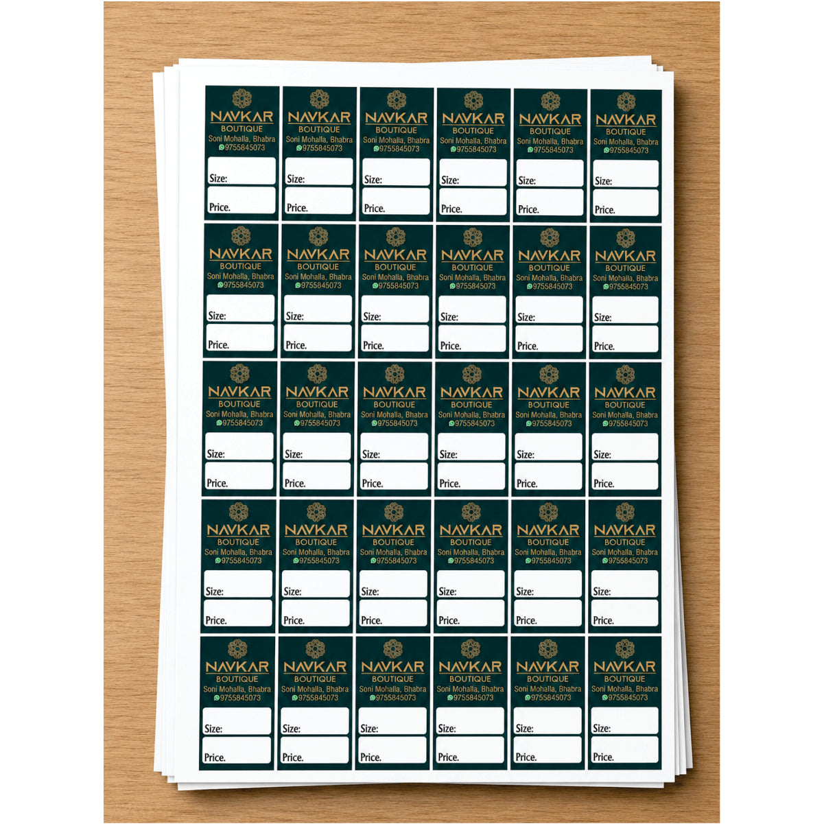 CUSTOM STICKER BOT 02| 100 SHEETS