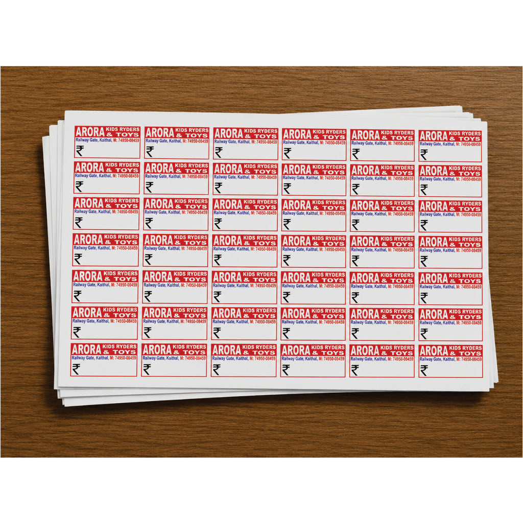 CUSTOM STICKER TO 02| 100 SHEETS