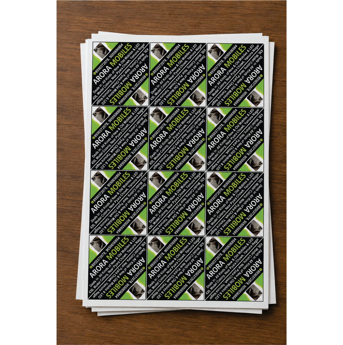 CUSTOM STICKER MO 02| 100 SHEETS
