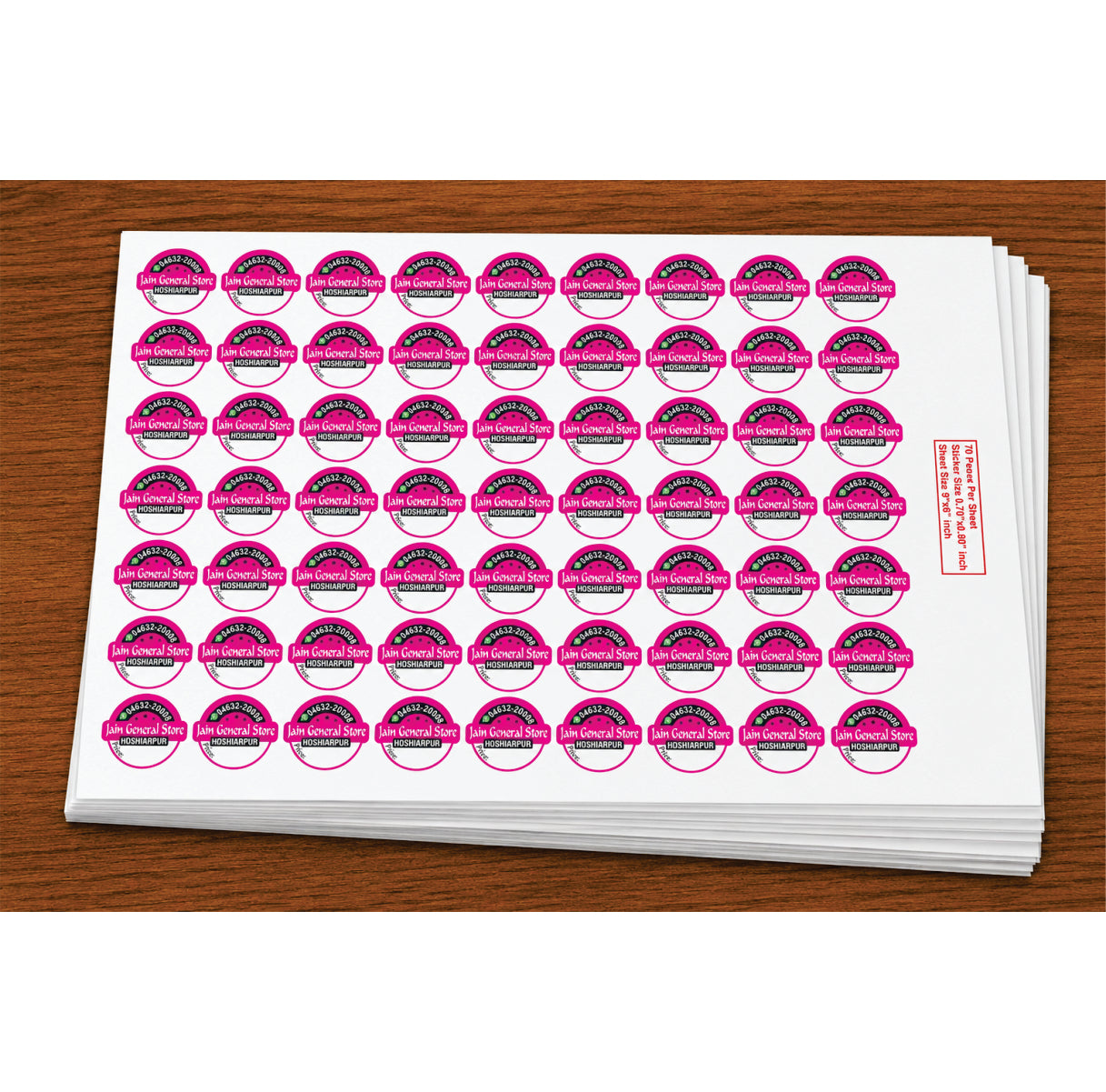 CUSTOM STICKER GE 02 | 100 SHEETS