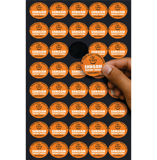 CUSTOM STICKER BK 003 | 100 SHEETS