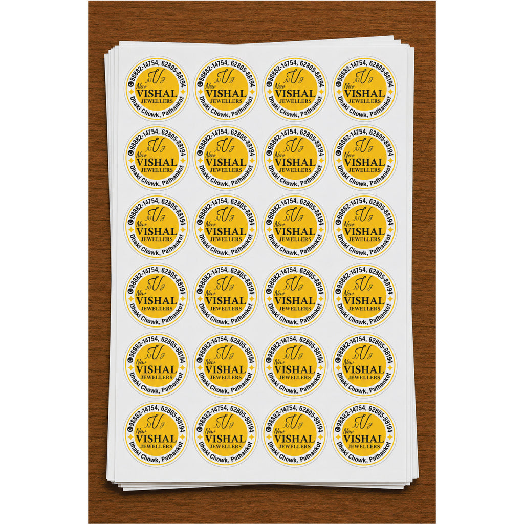 CUSTOM STICKER JE 30 | 100 SHEETS