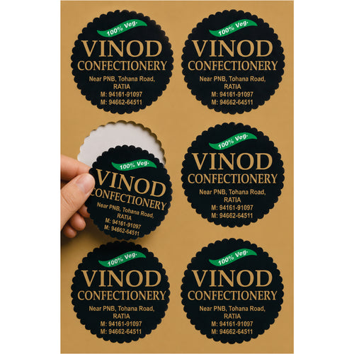 CUSTOM STICKER BK 31 | 100 SHEETS