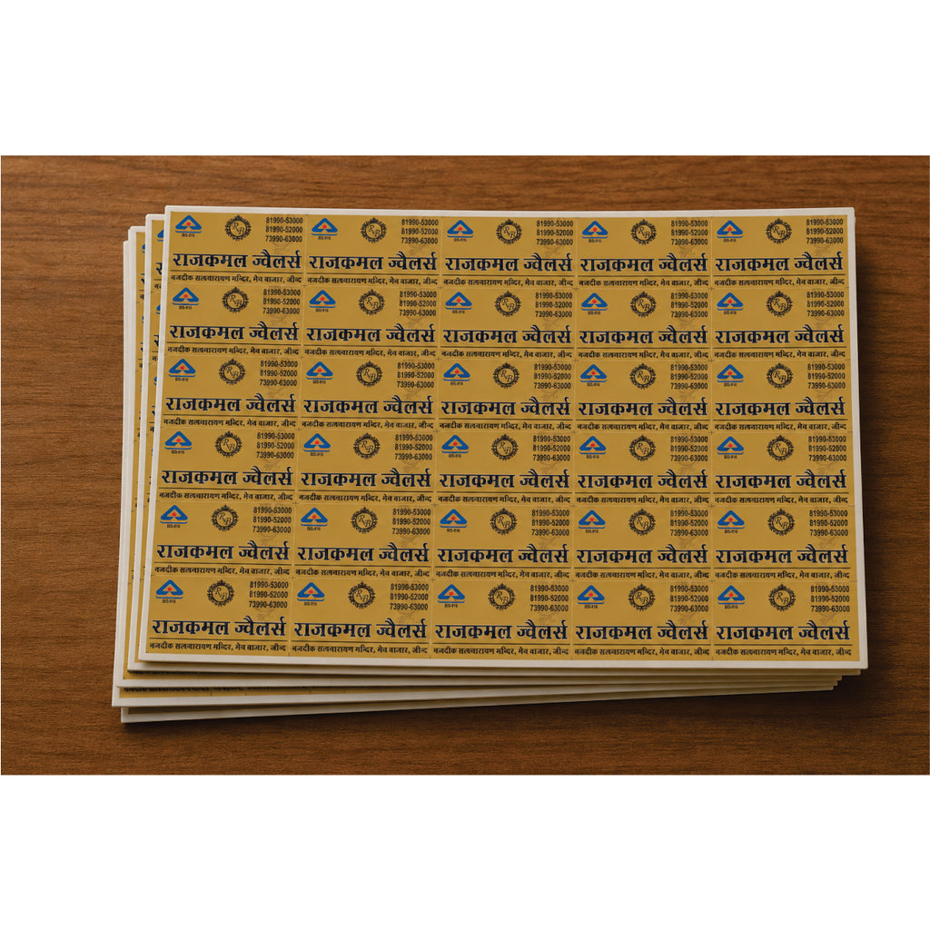 CUSTOM STICKER JE 31 | 100 SHEETS