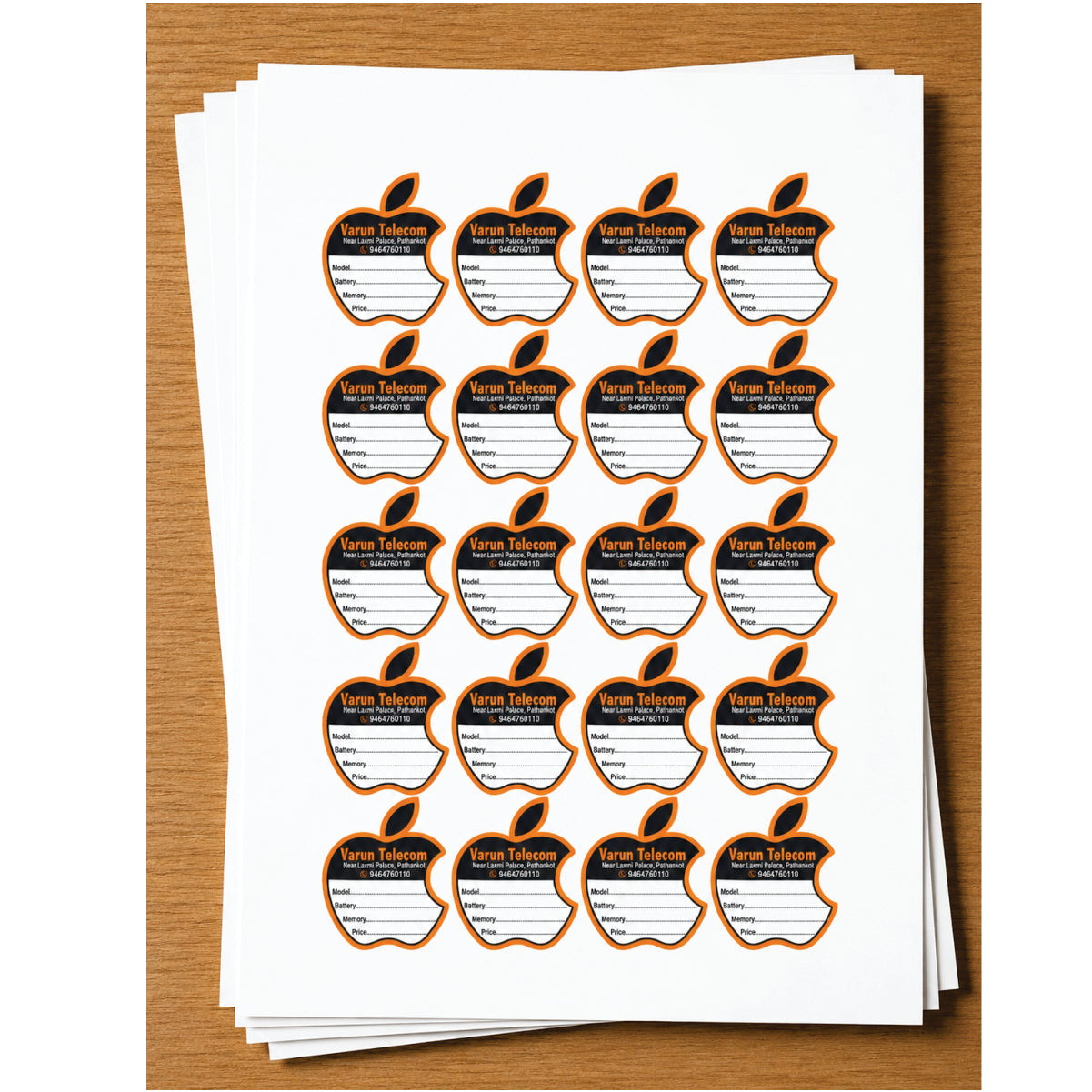 CUSTOM STICKER MO 32| 100 SHEETS