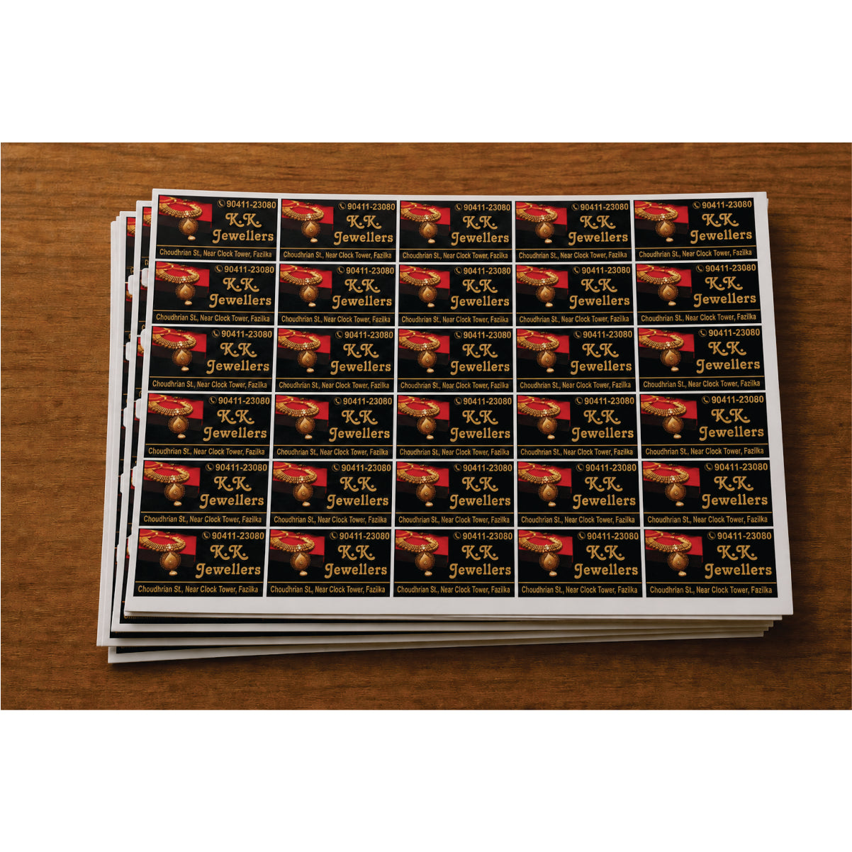 CUSTOM STICKER JE 33 | 100 SHEETS