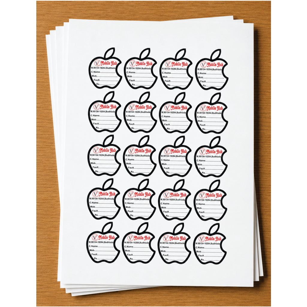 CUSTOM STICKER MO 34| 100 SHEETS