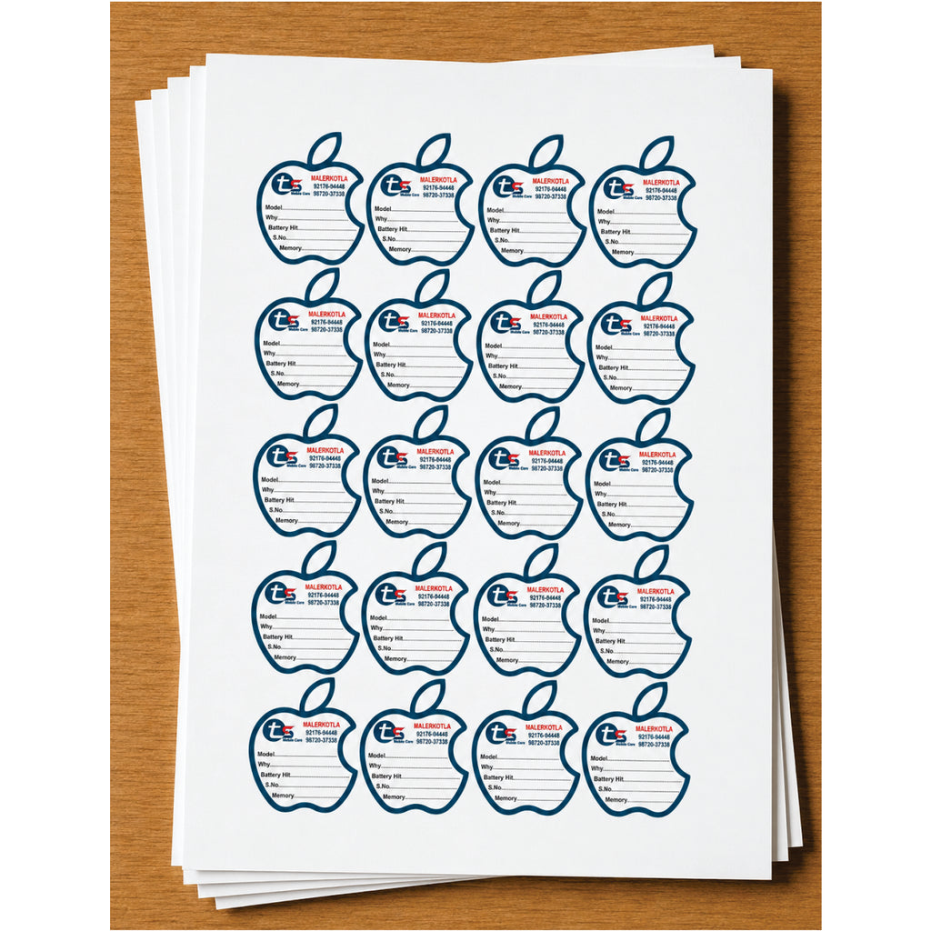 CUSTOM STICKER MO 35| 100 SHEETS