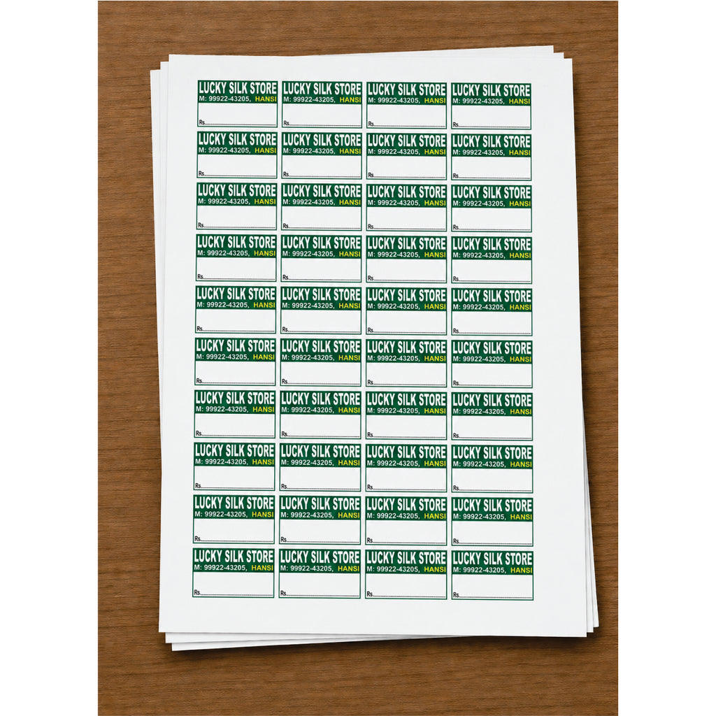 CUSTOM STICKER CL 36| 100 SHEETS