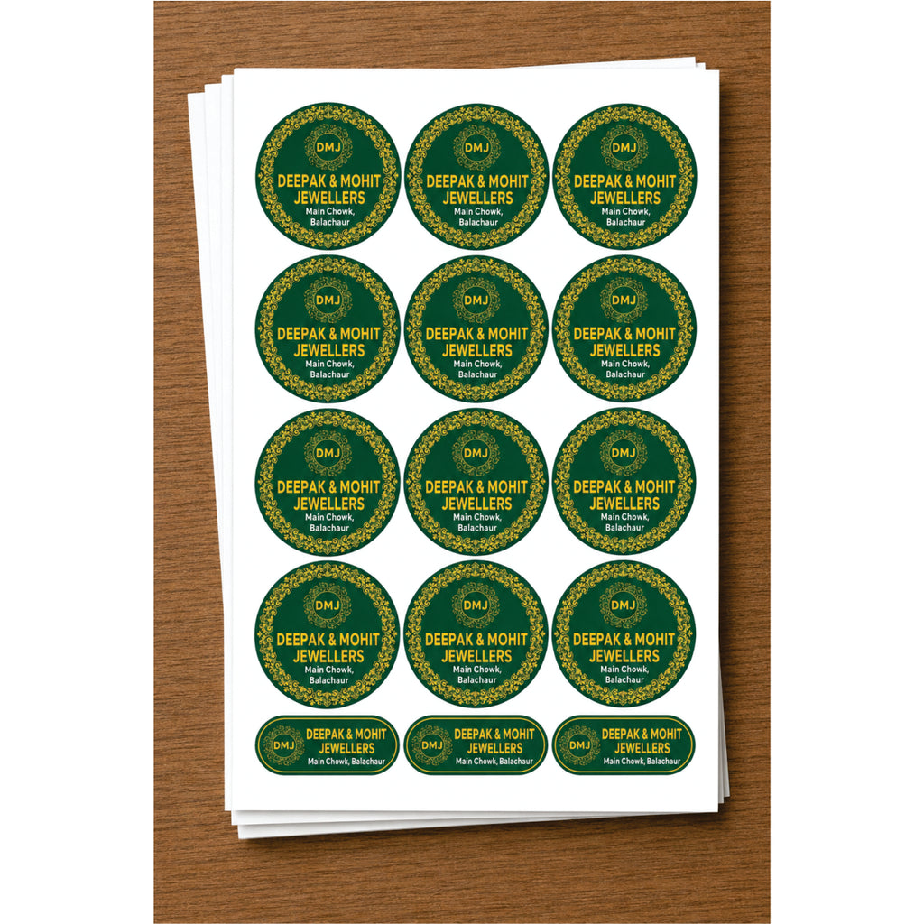 CUSTOM STICKER JE 36 | 100 SHEETS