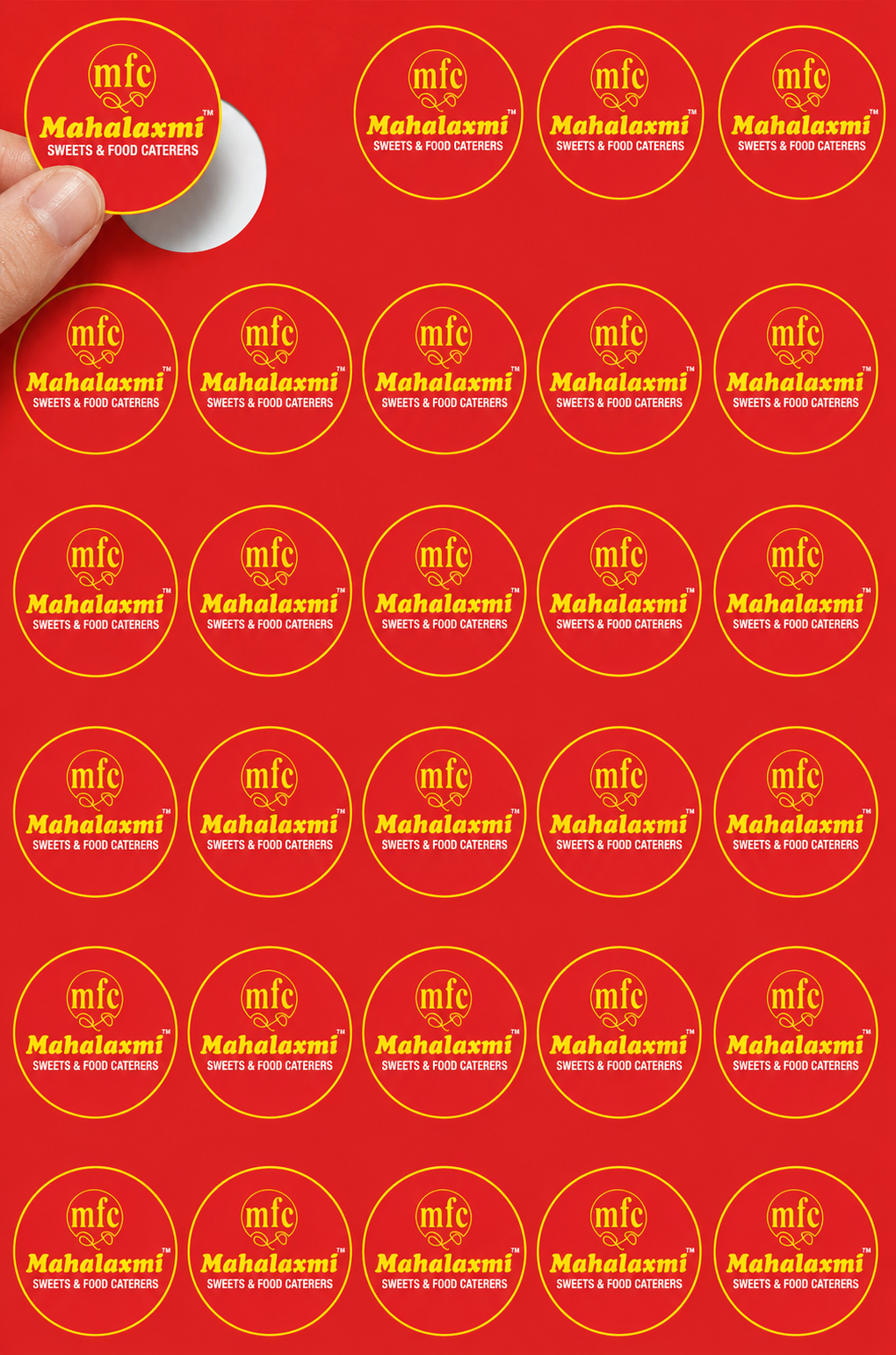 CUSTOM STICKER S 37| 100 SHEETS