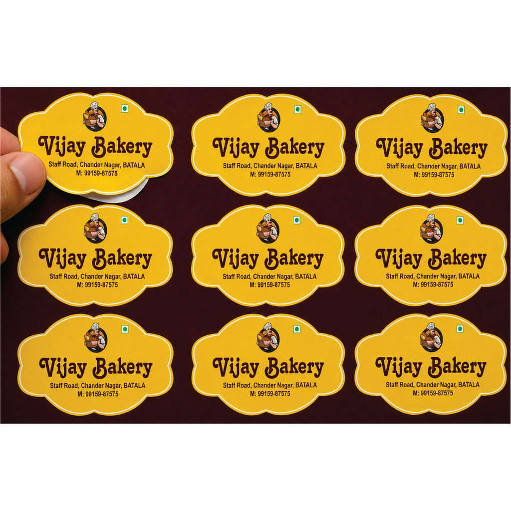 CUSTOM STICKER BK 38| 100 SHEETS