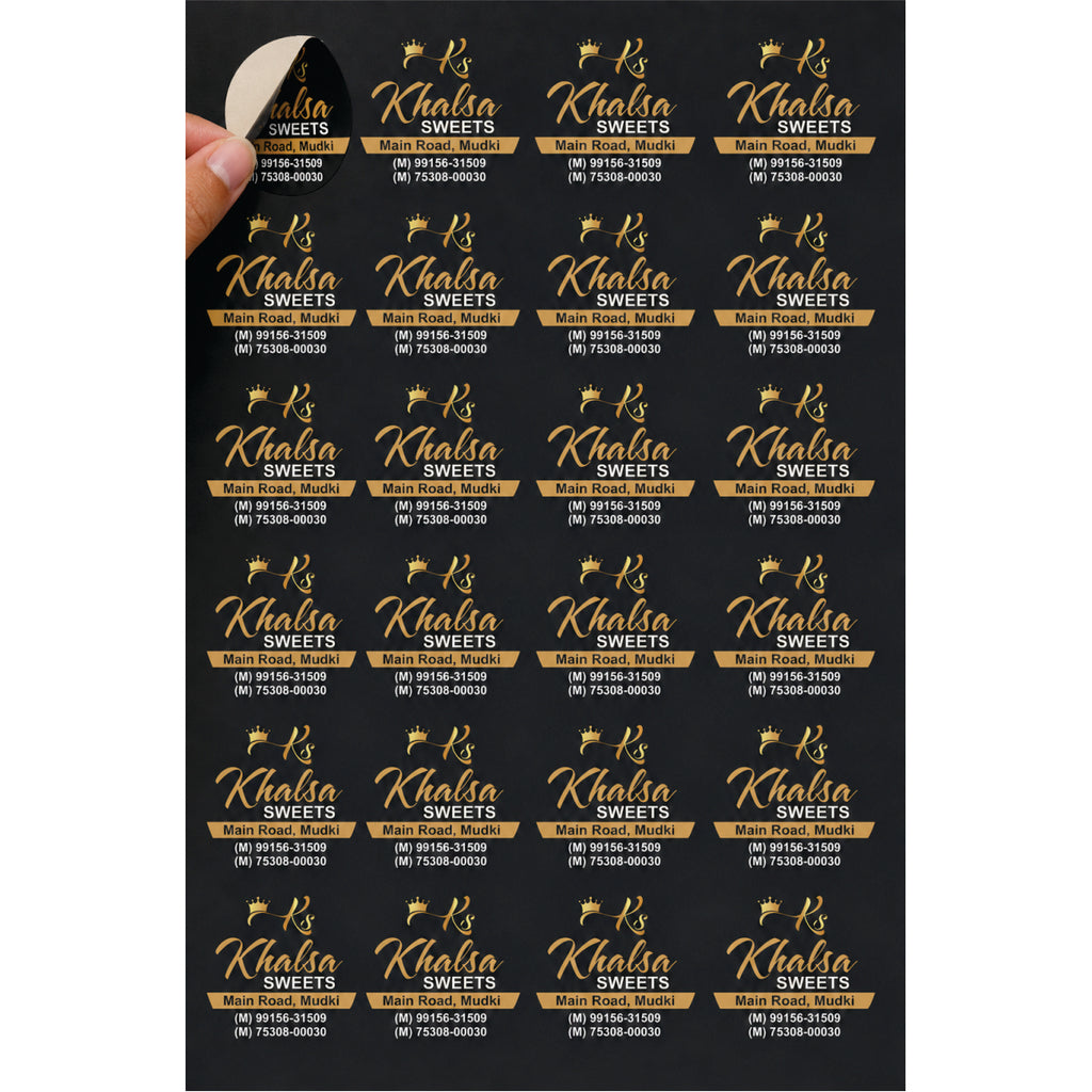 CUSTOM STICKER SW 38 | 100 SHEETS