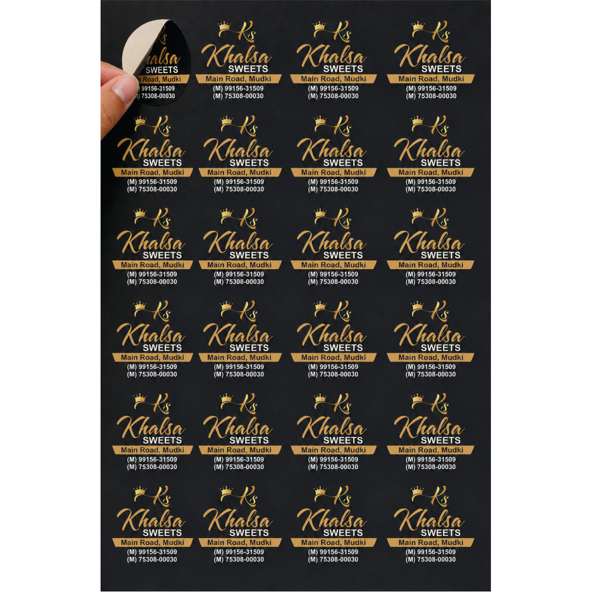 CUSTOM STICKER SW 38 | 100 SHEETS