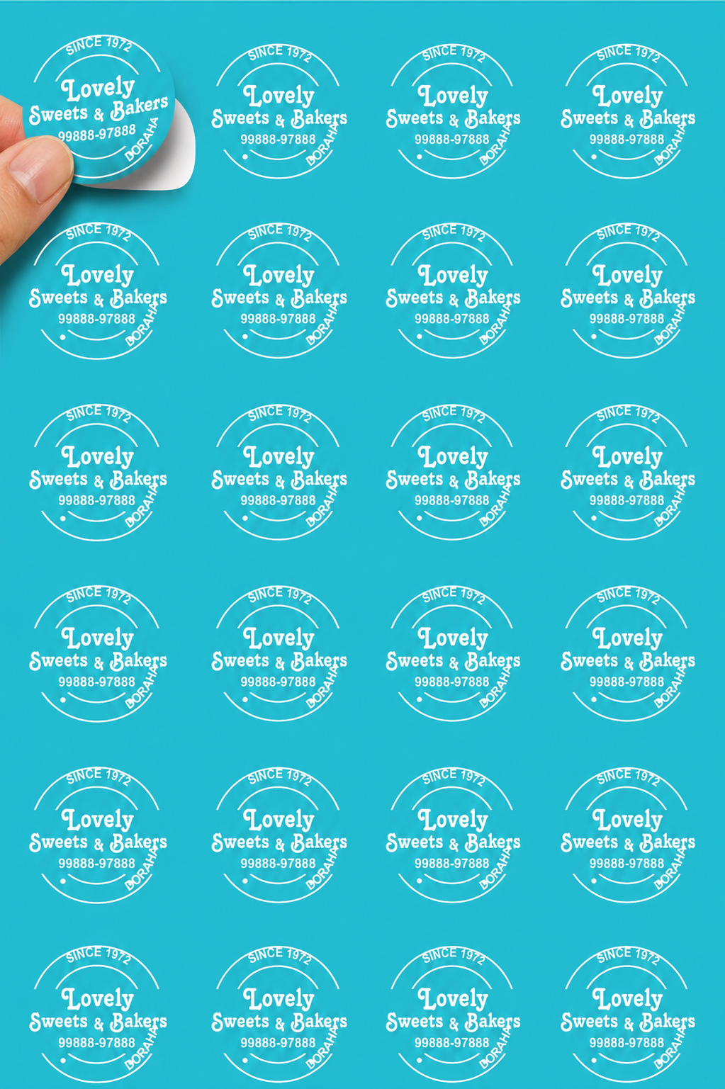 CUSTOM STICKER S 39| 100 SHEETS