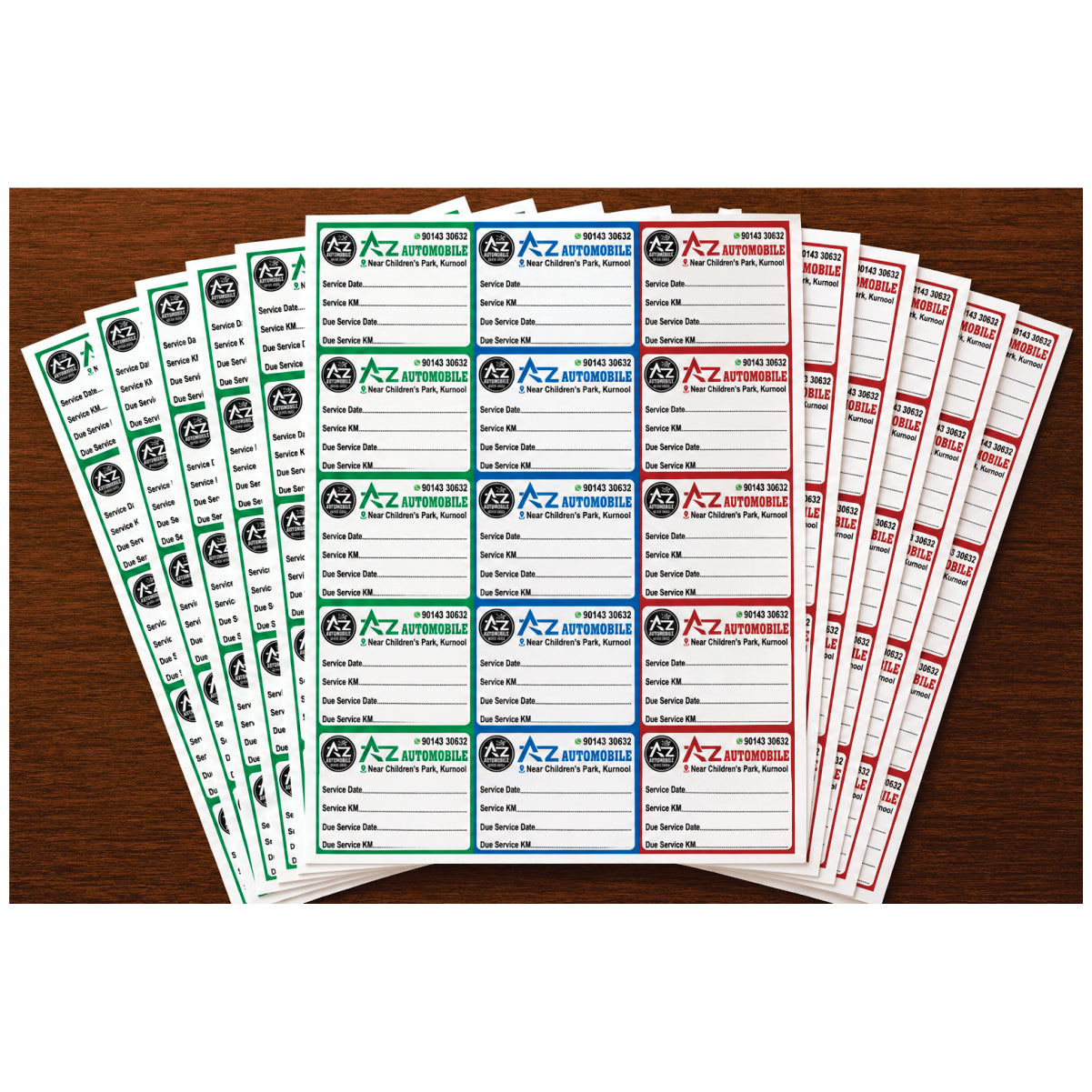 CUSTOM STICKER AU 03| 100 SHEETS
