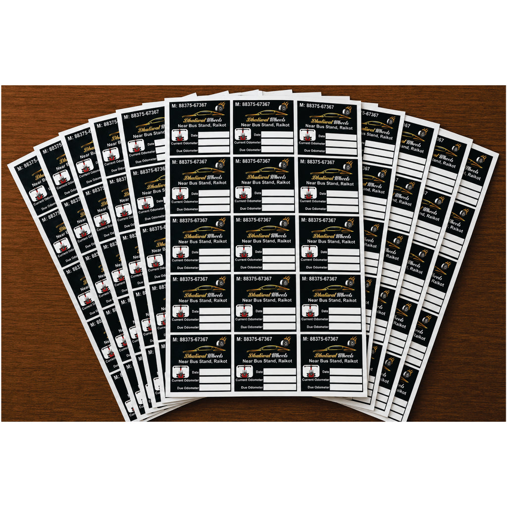 CUSTOM STICKER AU 03| 100 SHEETS