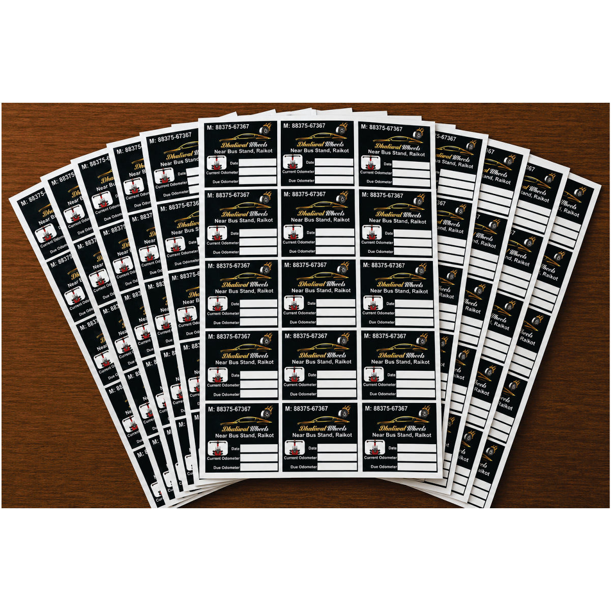 CUSTOM STICKER AU 03| 100 SHEETS
