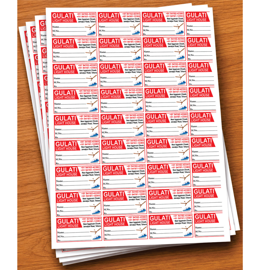 CUSTOM STICKER RE 03| 100 SHEETS