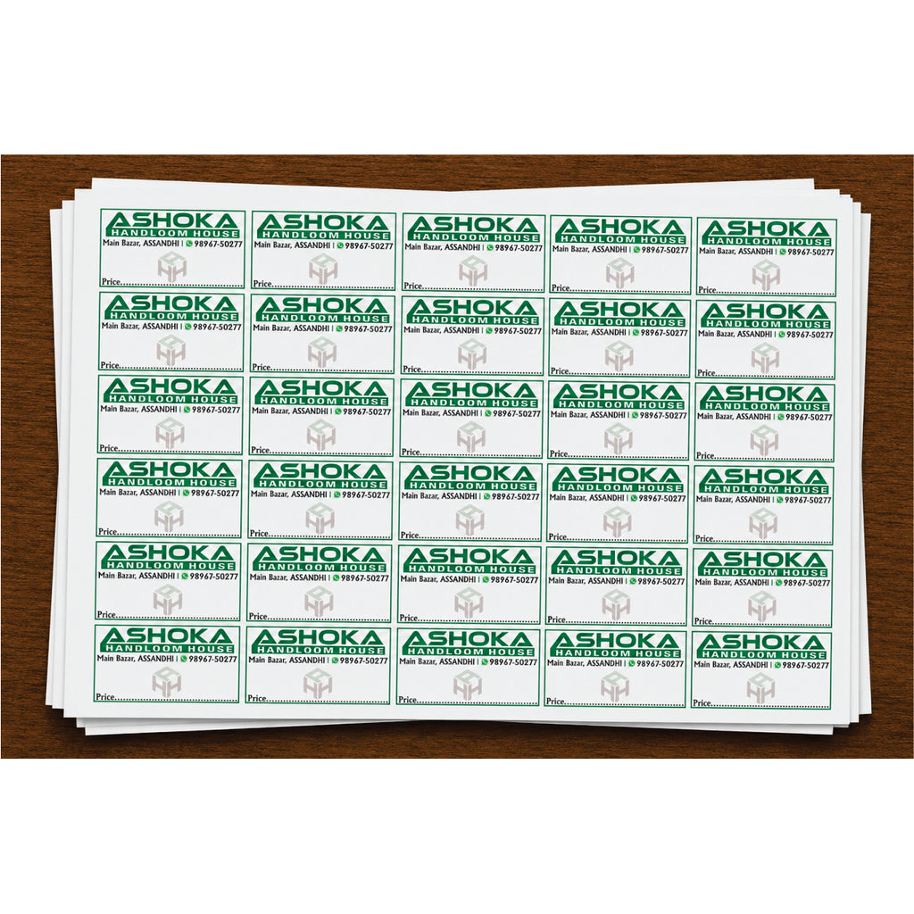 CUSTOM STICKER HA 03| 100 SHEETS