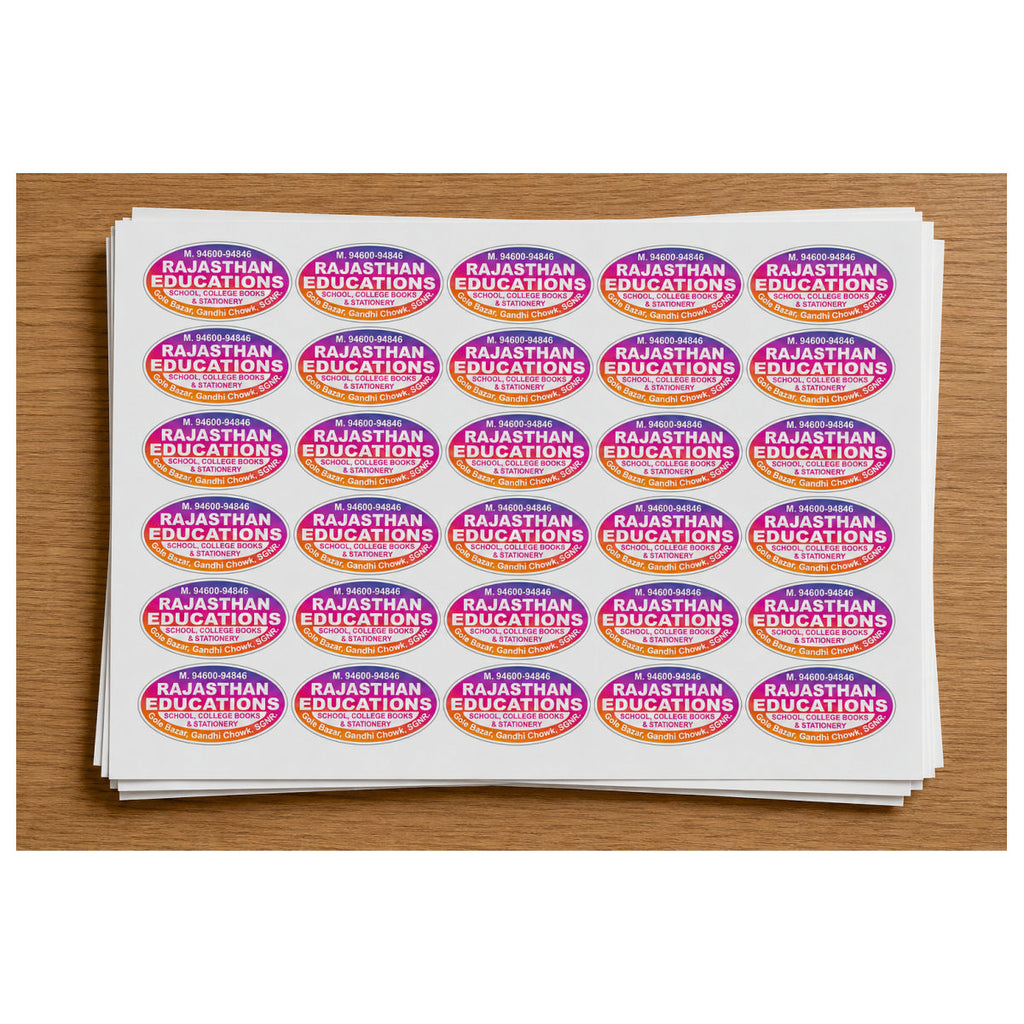 CUSTOM STICKER Bo 03| 100 SHEETS