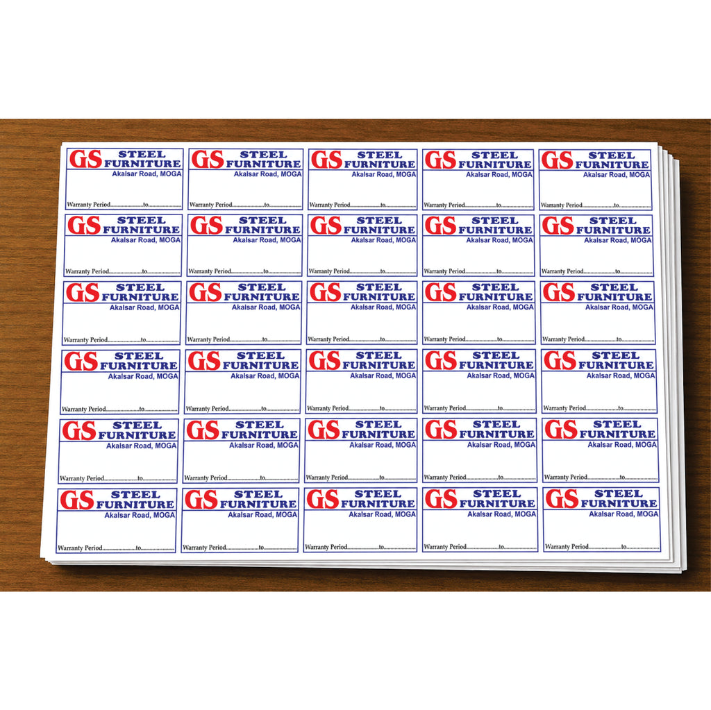 CUSTOM STICKER FUR 03| 100 SHEETS