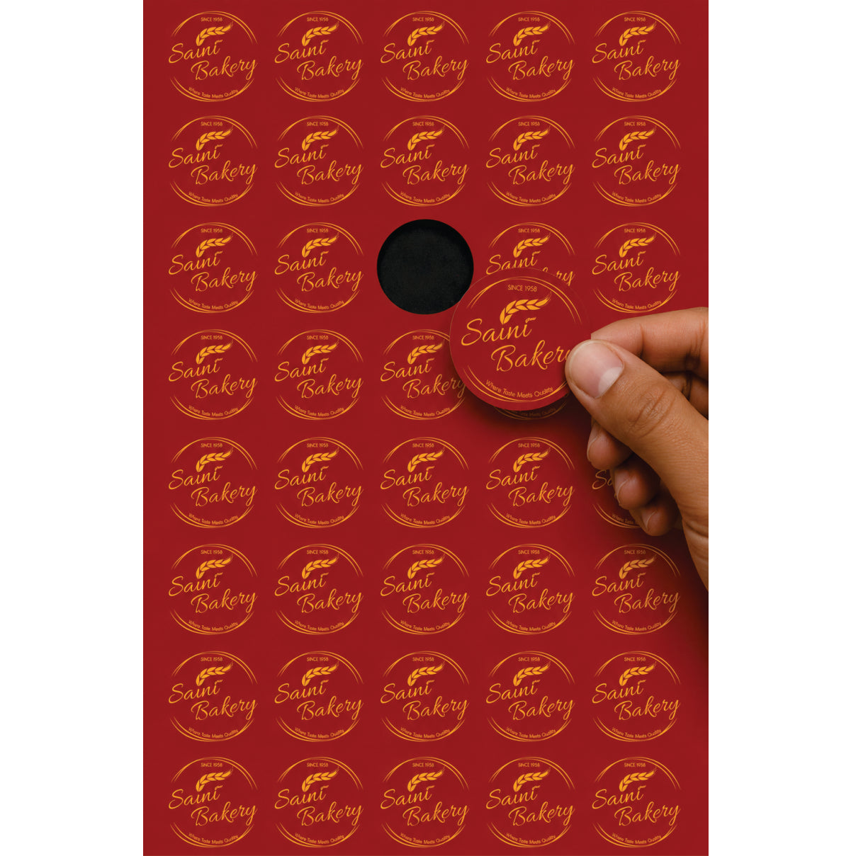 CUSTOM STICKER BK 004 | 100 SHEETS