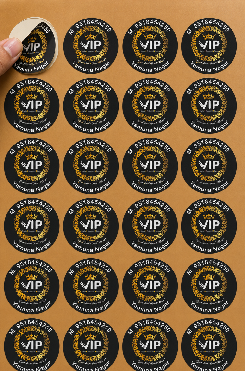 CUSTOM STICKER S 40| 100 SHEETS