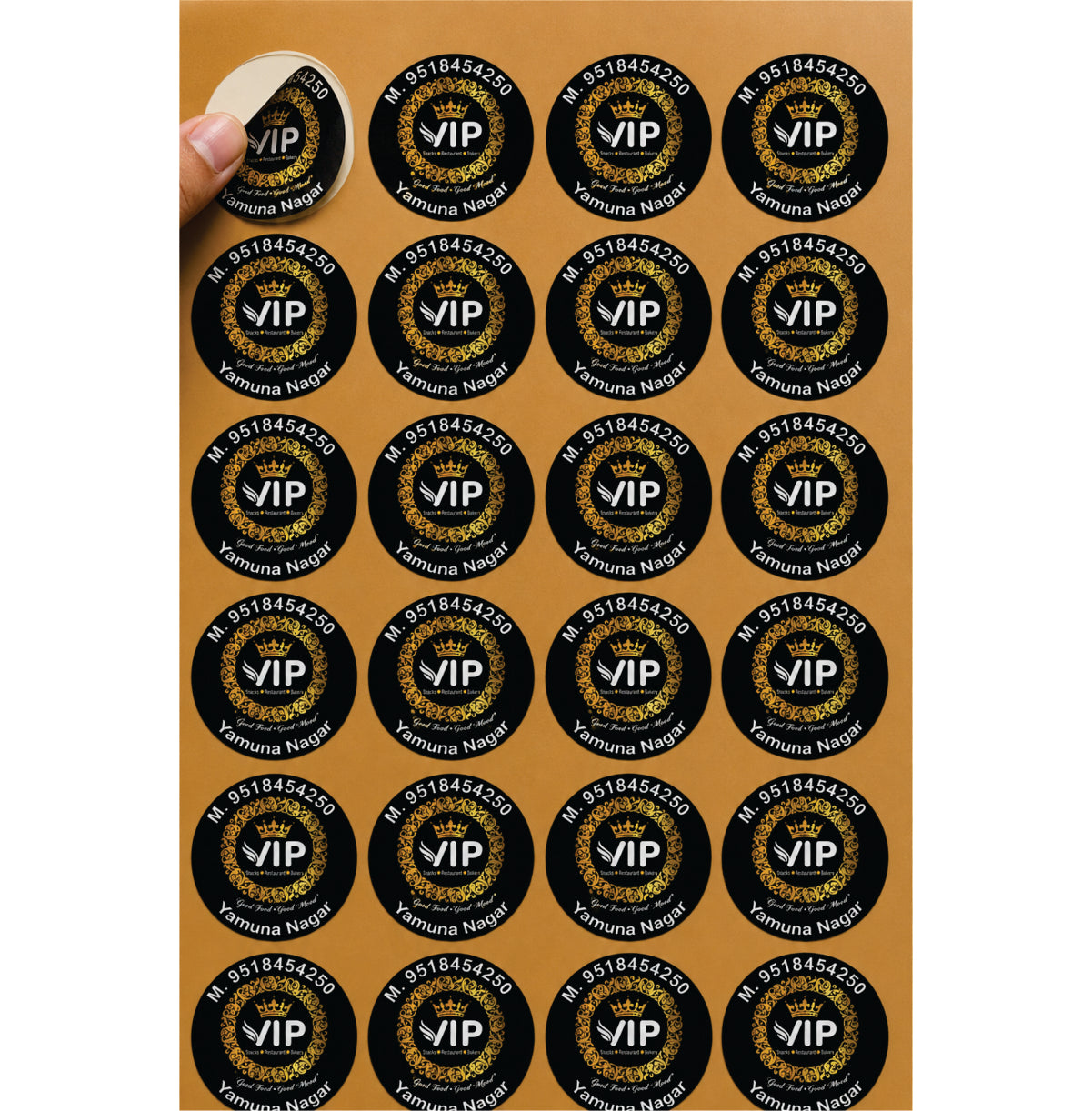 CUSTOM STICKER SW 40 | 100 SHEETS