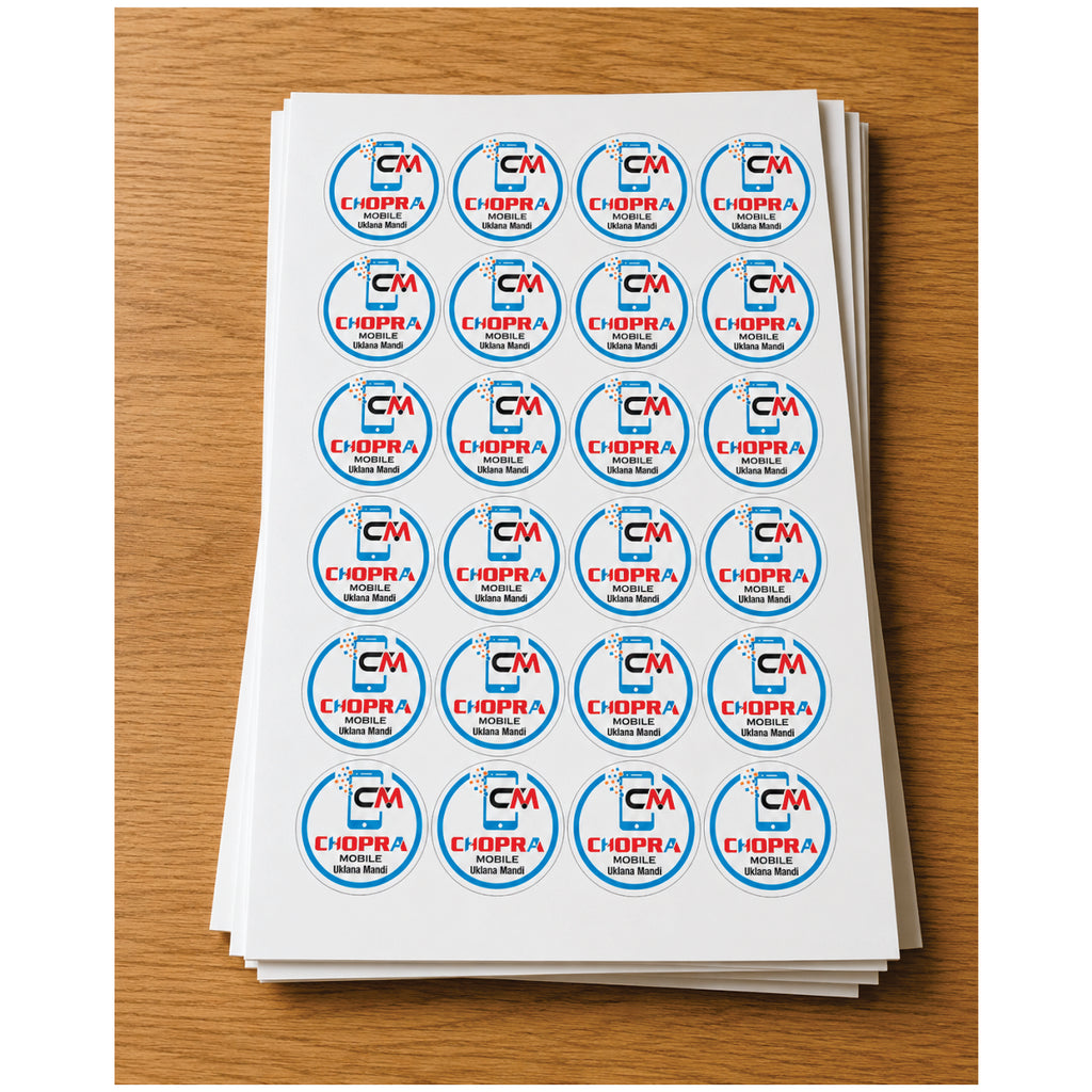 CUSTOM STICKER MO 41| 100 SHEETS