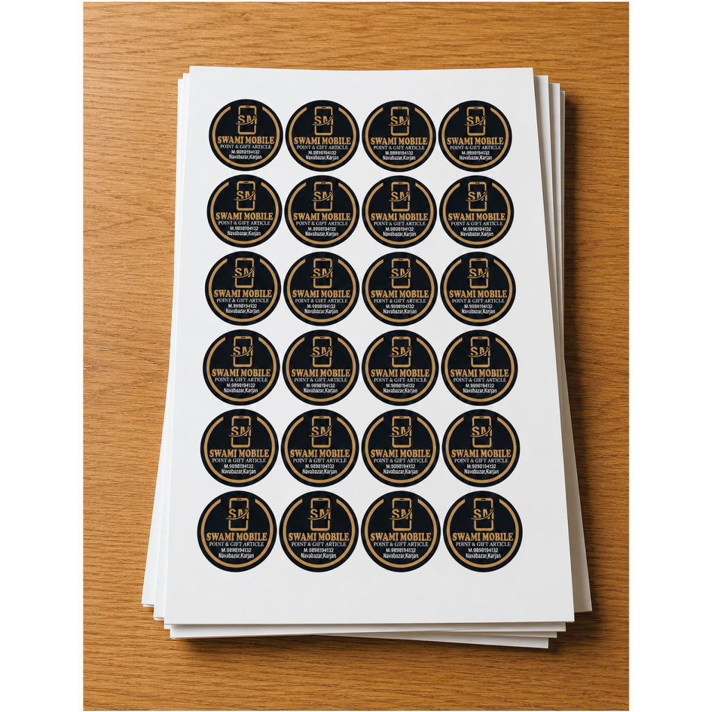 CUSTOM STICKER MO 42| 100 SHEETS