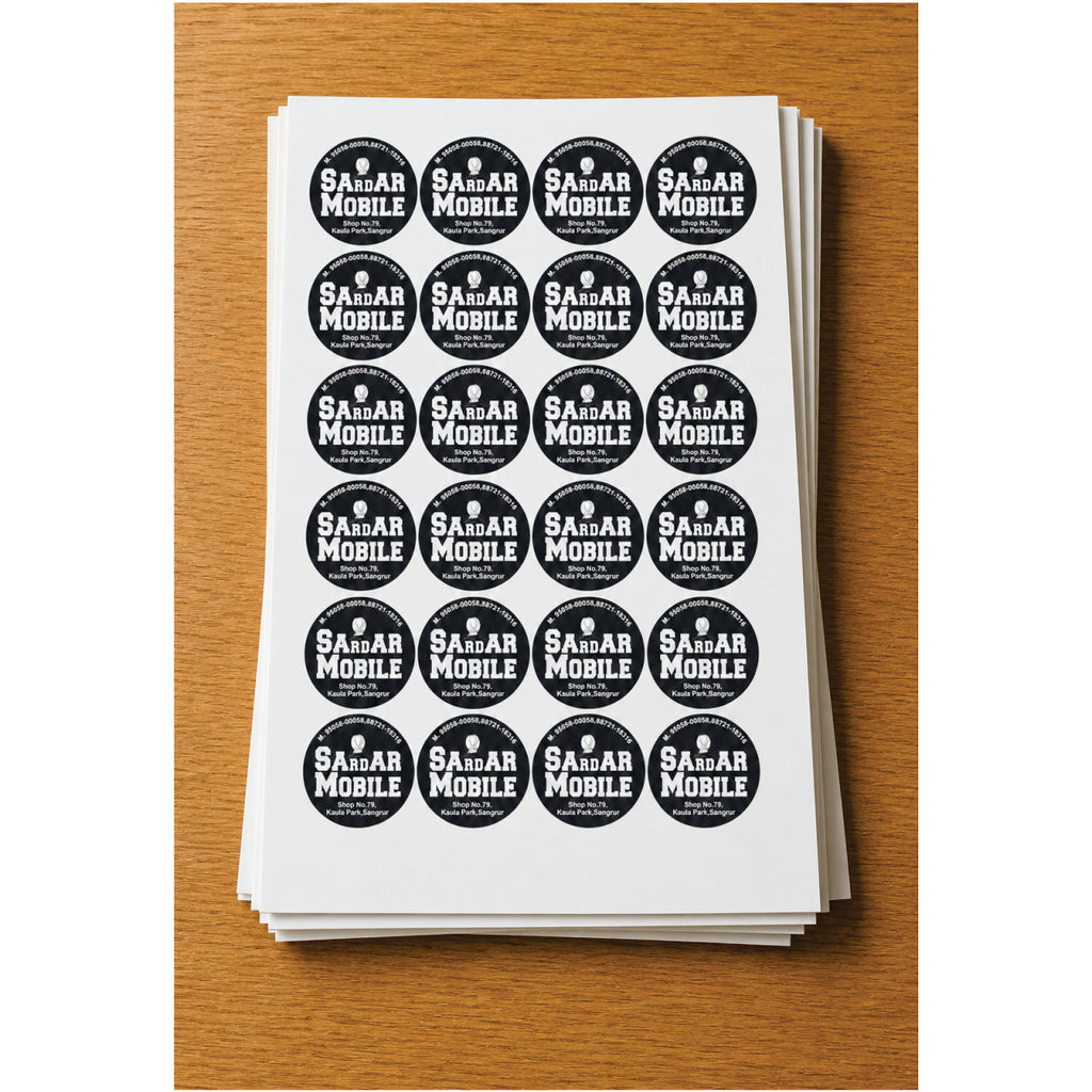 CUSTOM STICKER MO 43| 100 SHEETS