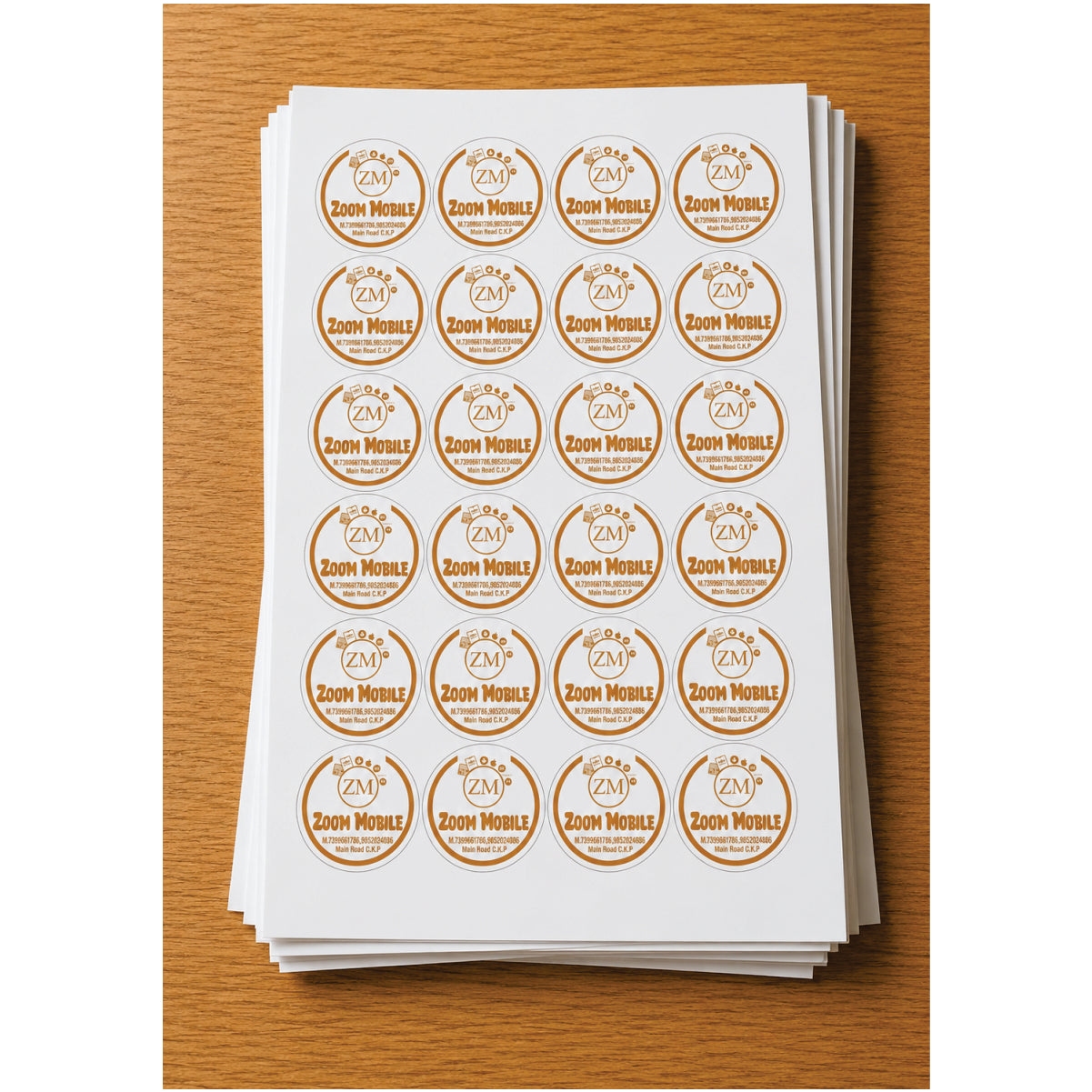 CUSTOM STICKER MO 44| 100 SHEETS