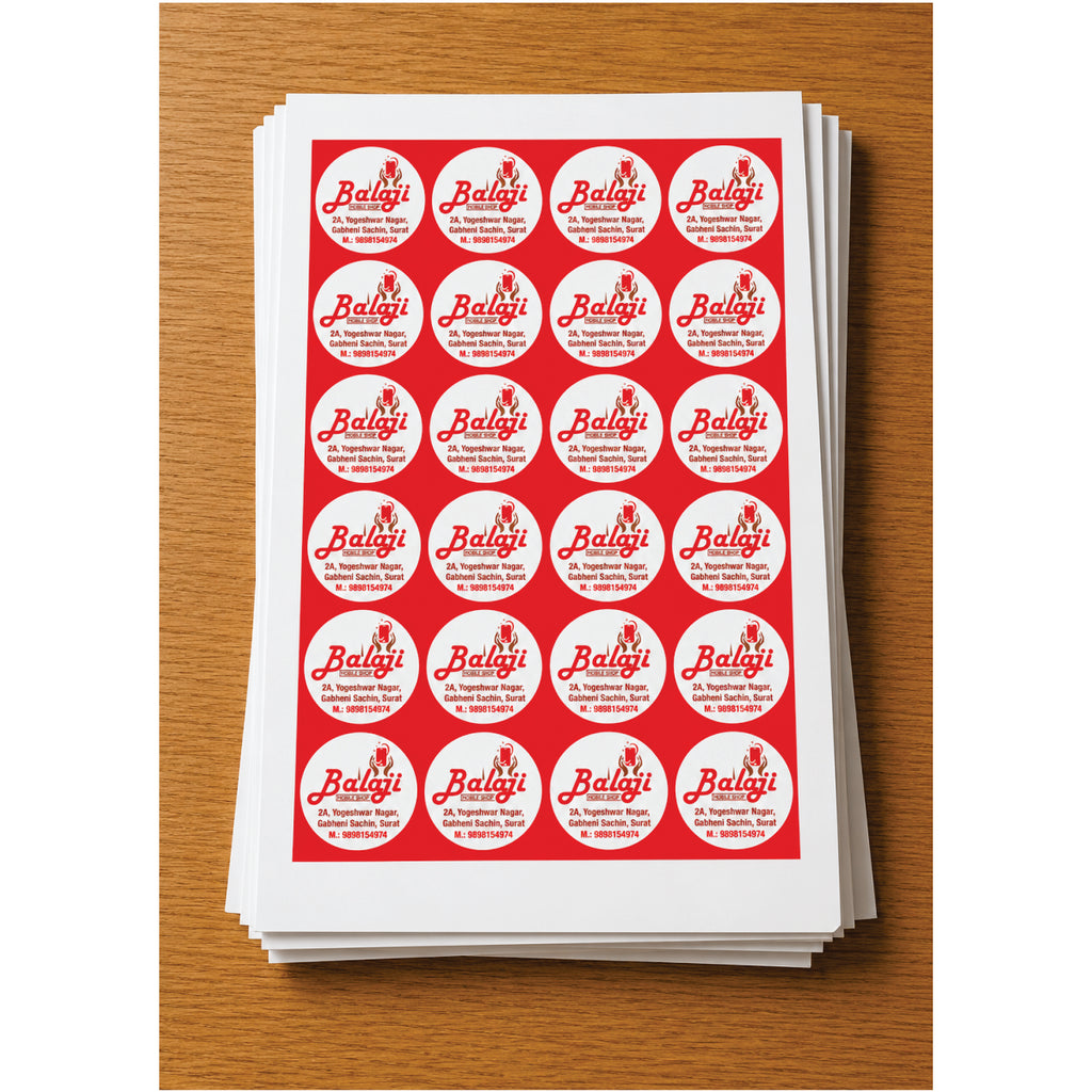 CUSTOM STICKER MO 45| 100 SHEETS