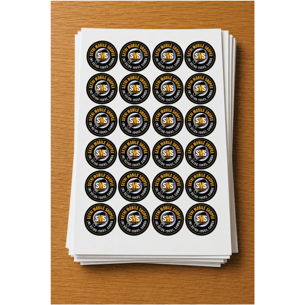 CUSTOM STICKER MO 46| 100 SHEETS