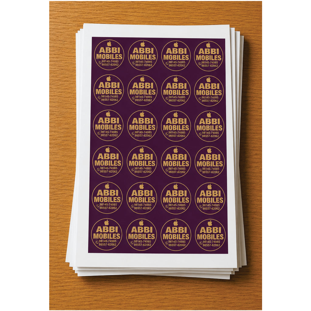 CUSTOM STICKER MO 47| 100 SHEETS