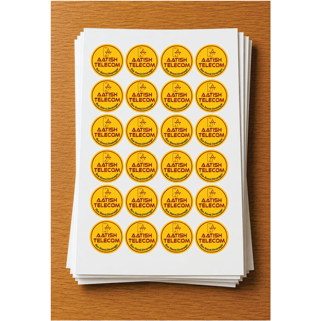 CUSTOM STICKER MO 49| 100 SHEETS