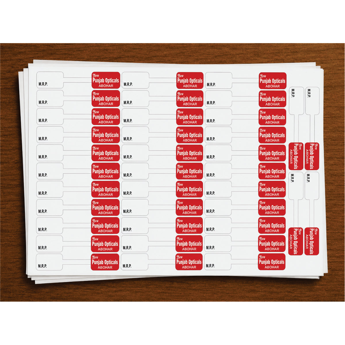 CUSTOM STICKER OP 04 | 100 SHEETS
