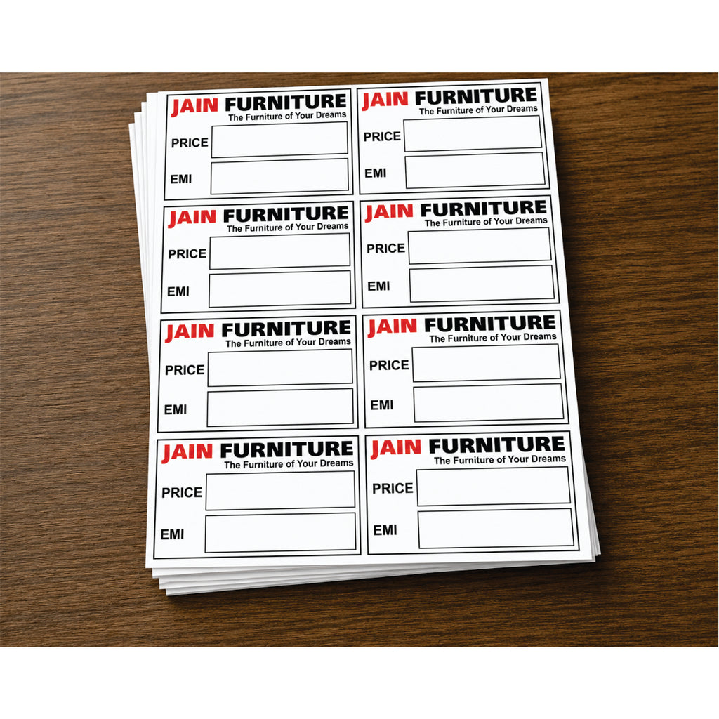 CUSTOM STICKER FUR 04| 100 SHEETS