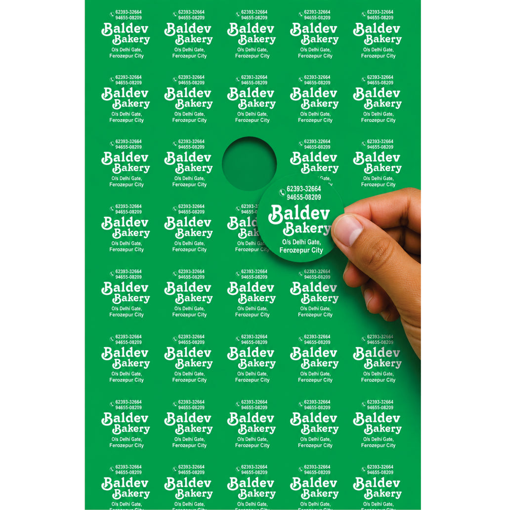 CUSTOM STICKER BK 005 | 100 SHEETS