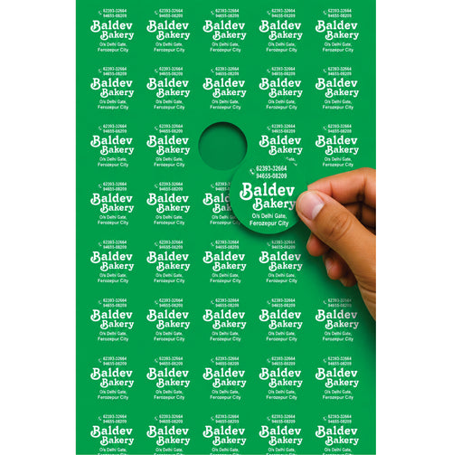 CUSTOM STICKER BK 005 | 100 SHEETS