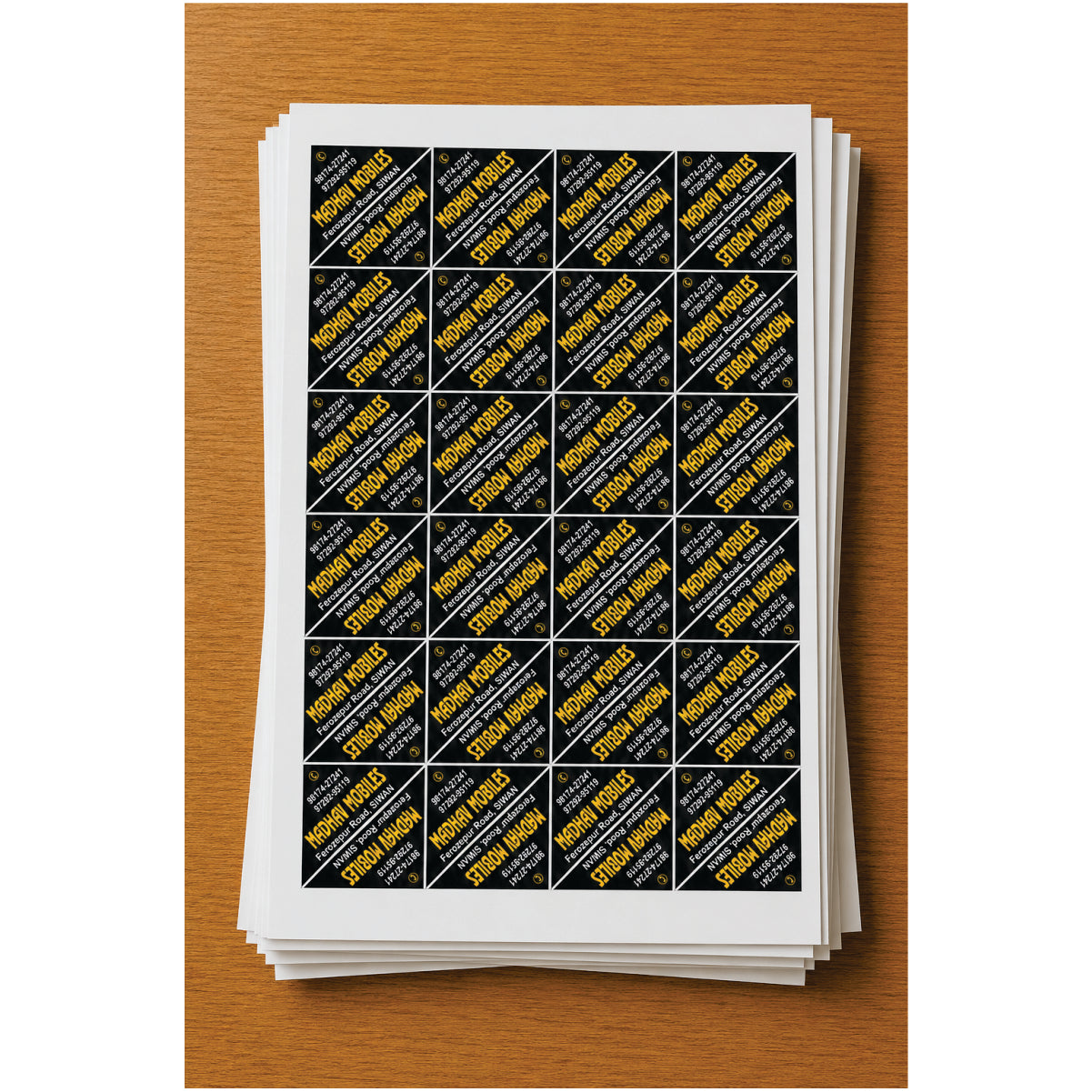 CUSTOM STICKER MO 53| 100 SHEETS
