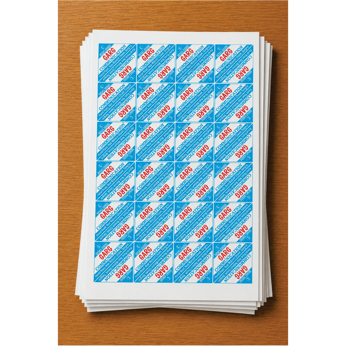 CUSTOM STICKER MO 54| 100 SHEETS