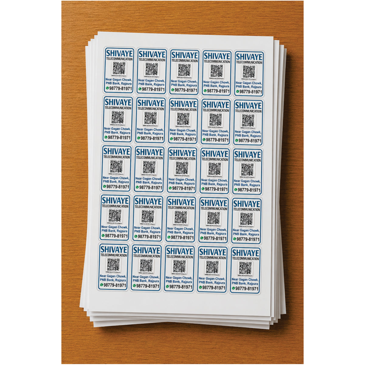 CUSTOM STICKER MO 56| 100 SHEETS