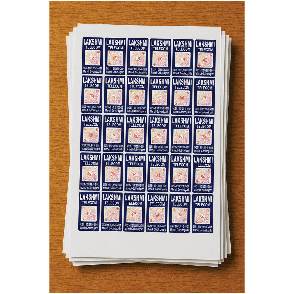 CUSTOM STICKER MO 57| 100 SHEETS